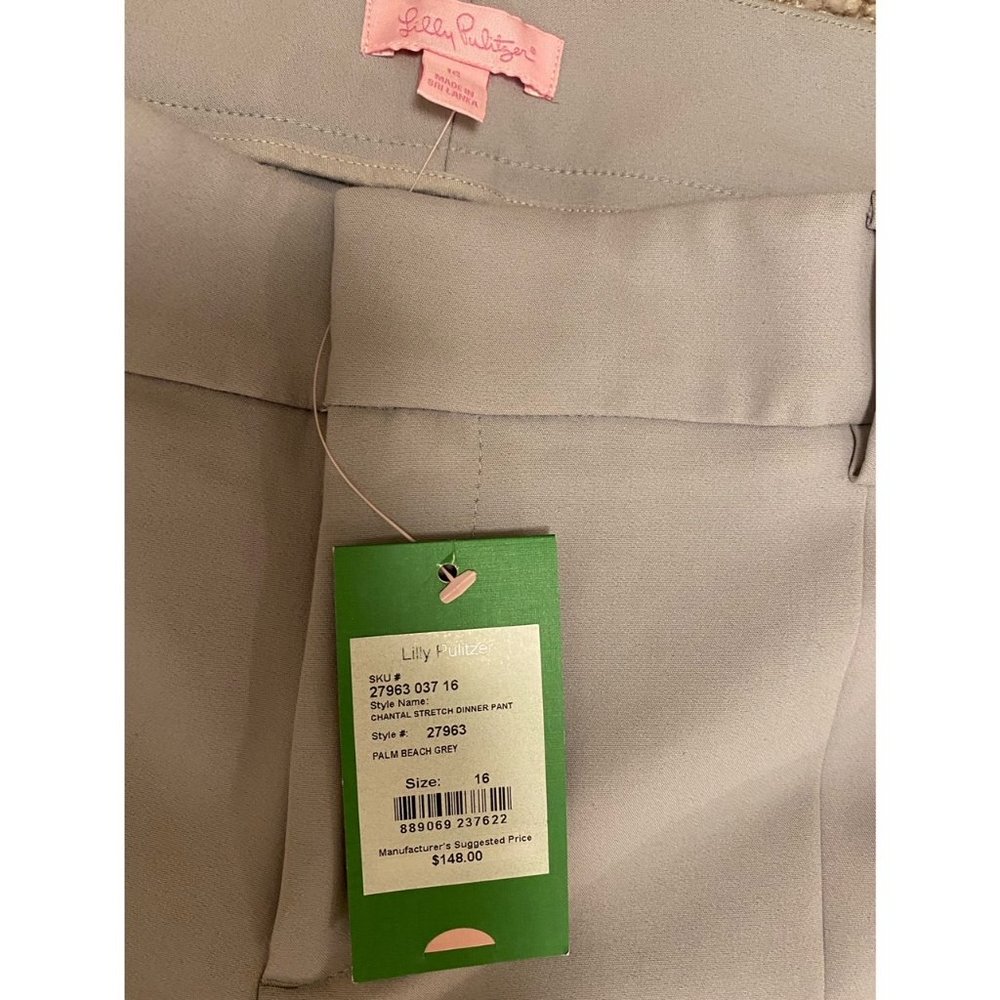 Lilly Pulitzer Chantal Stretch Dinner Pant, Size 16, New w/Tags - Picture 4 of 5